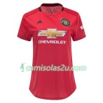 Camisolas de Futebol Manchester United Mulher Equipamento Principal 2019/20 Manga Curta